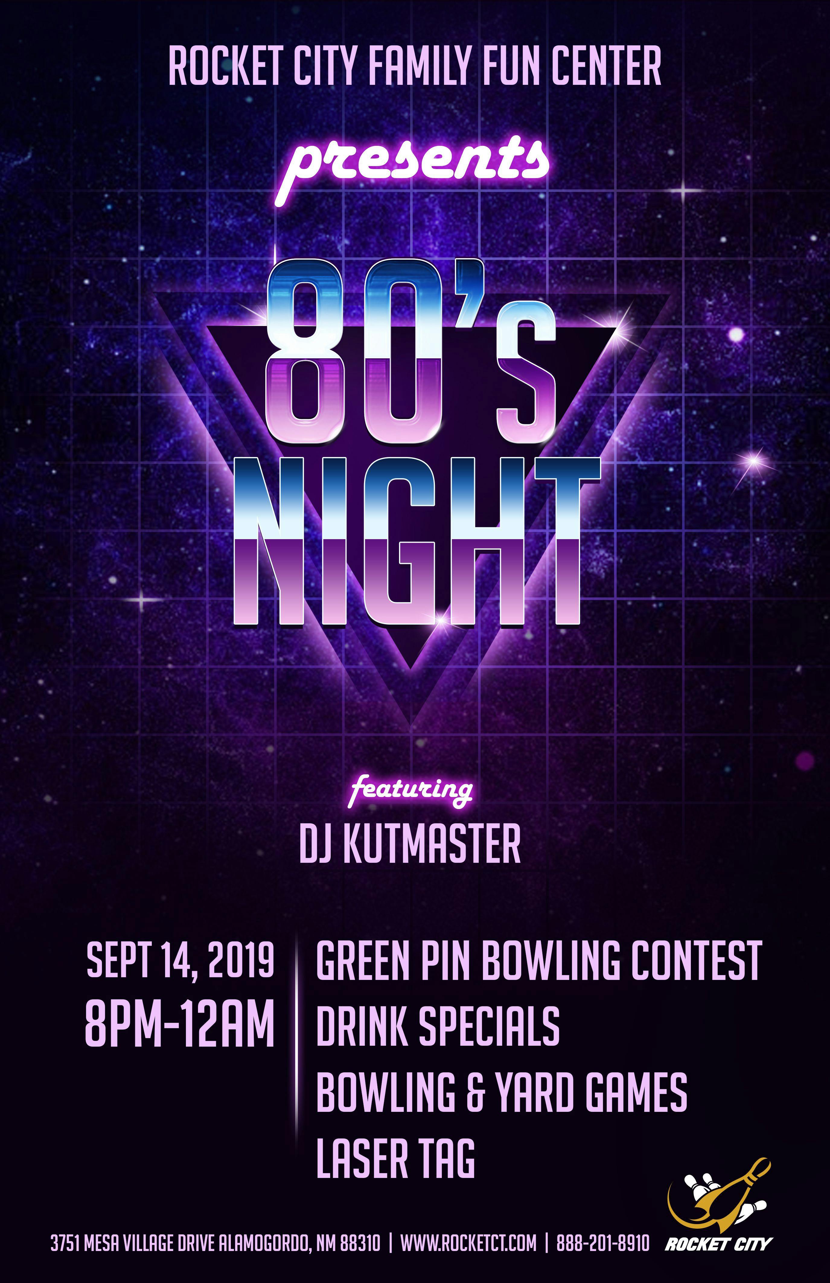 80's Night Poster
