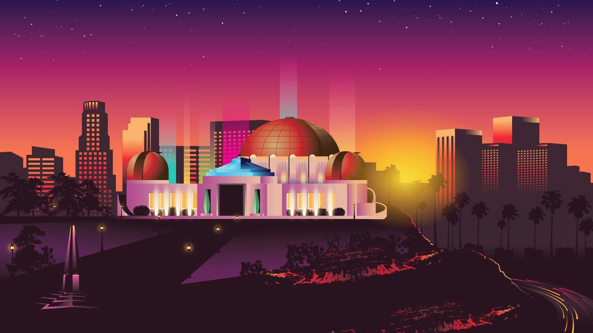Griffith Observatory Sunset